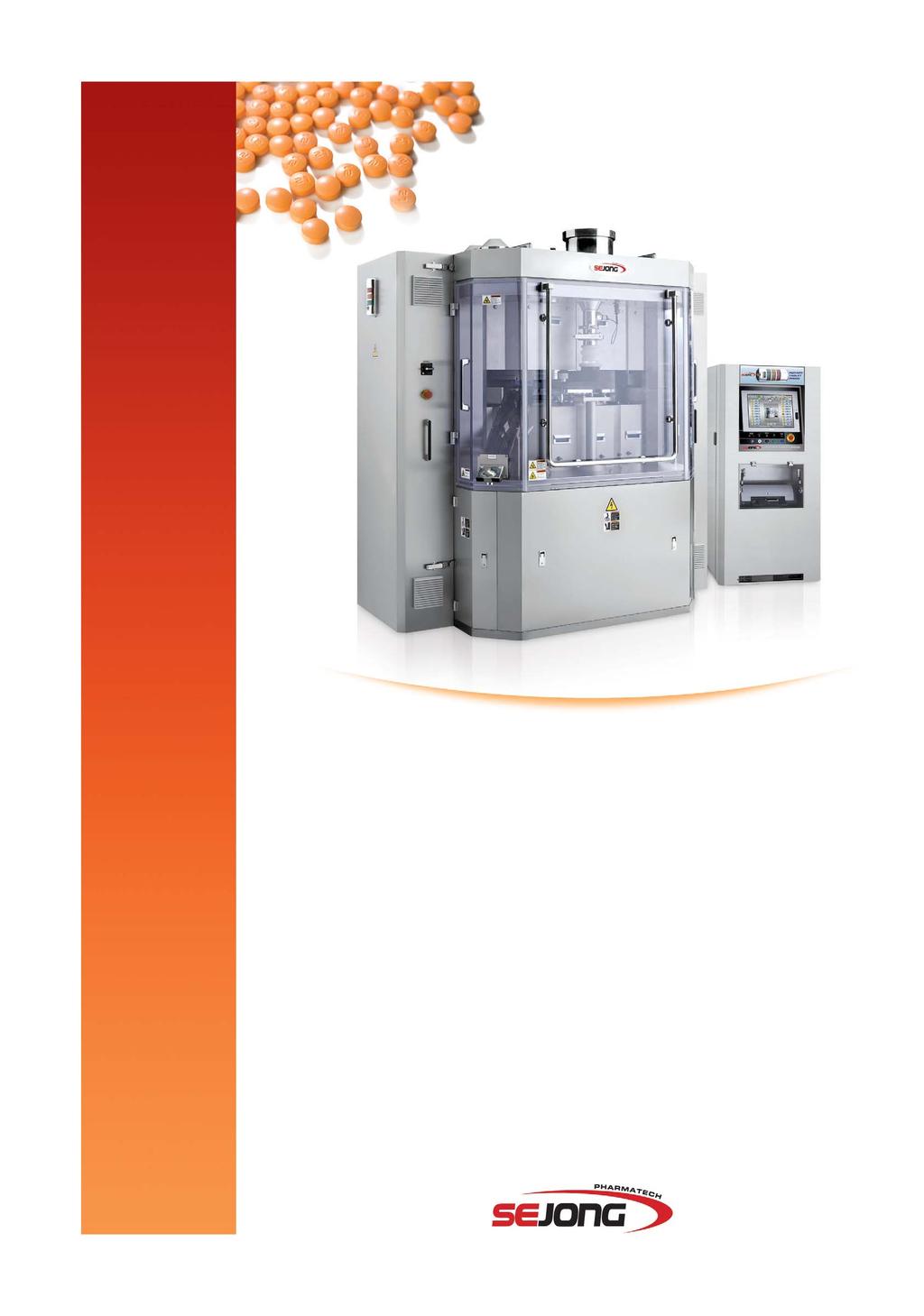 HRC-S Series New HRC-S series rotary tablet press is a representative tablet press line of Sejong Pharmatech.