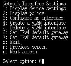 Enter 1 to specify that the 1.1 interface should be used to reach the Default Gateway The 192.168.42.2 gateway is provided by VMWare.
