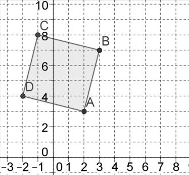 6. Find the area of the square 7.