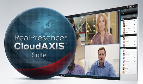 CloudAXIS Suite The Polycom RealPresence CloudAXIS Suite is a first-of-its-kind video collaboration and conferencing software solution that enables businesses to collaborate with other businesses or