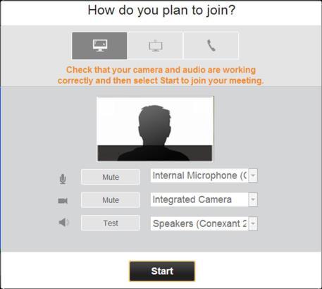 Step 3: Participants Join with Browser When invited meeting participants click the provided link in the