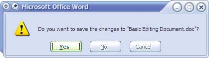Don t confuse it with the icon above it which closes Microsoft Word.