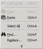 Title Bar Displays Microsoft Word and the current document name. Menu Bar Standard Toolbar Formatting Toolbar Rulers Consists of a list of menus that can be opened to select features and functions.