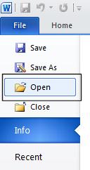 Switching between Word Views Word has a number of different views that you can use to display a document. Start Word and open a document called Views.