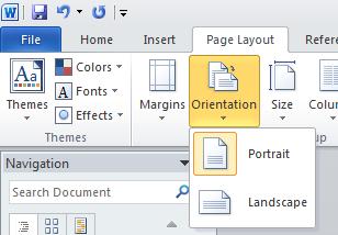 Page Formatting What is Page formatting? Page formatting relates to formatting that normally affects the whole page, such as page orientation. The page is either Portrait or Landscape orientated.