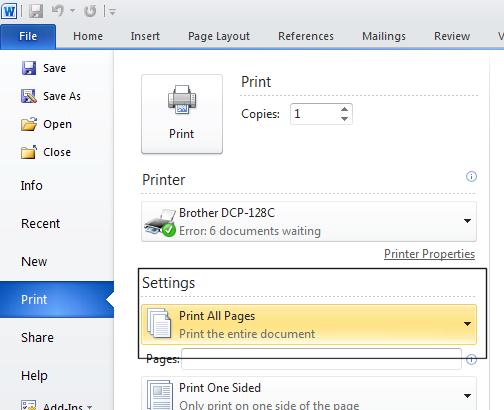 Printing only odd or even pages Some printers are capable of printing on both sides of the paper. These are often called duplex printers.