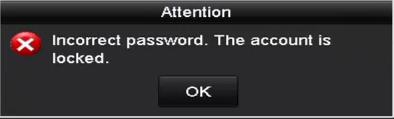 In the Login dialog box, if you have entered the wrong password for 7