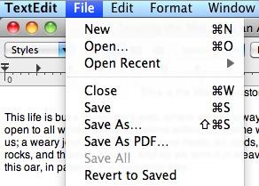 Open a blank document: TextEdit automatically opens a blank document window, ready for you to
