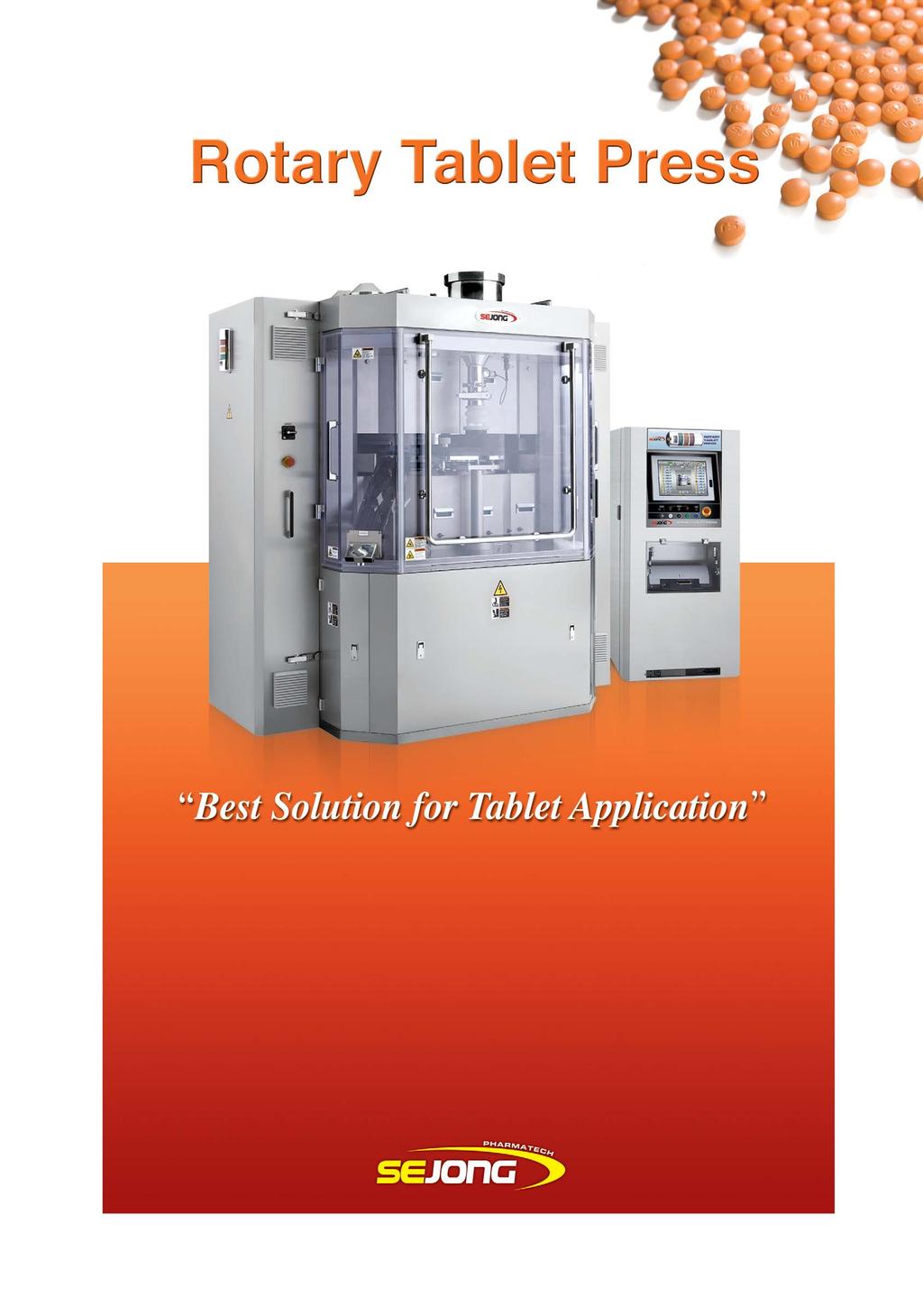 As a key product of Sejong Pharmatech, the rotary tablet press has a competitive edge in the global market.