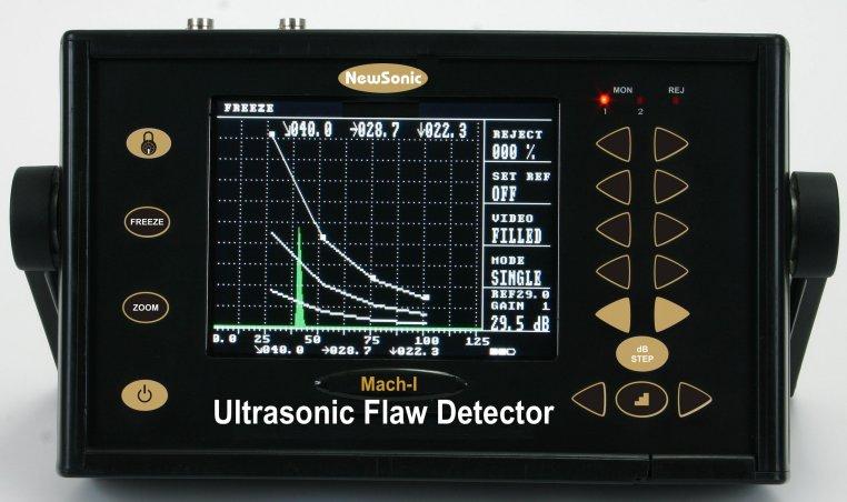 1.0 Mach-I Introduction The Mach-I is a portable, compact, lightweight and user friendly Digital Ultrasonic Flaw Detector.