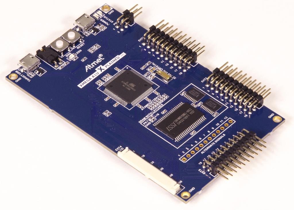 AVR 8-bit Microcontrollers XMEGA A1U Xplained Pro USER GUIDE Preface The Atmel XMEGA A1U Xplained Pro evaluation kit is a hardware platform to evaluate the ATxmega128A1U microcontroller.