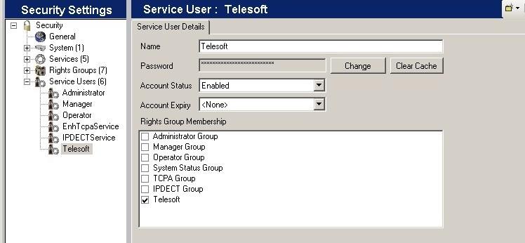 This user will be used to configured Telesoft PMSI-Desk in Section 6.