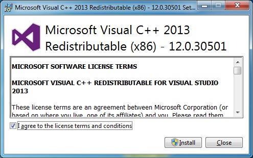 CHAPTER 3.INSTALLING Visual C++ REDISTRIBUTABLE PACKAGE <R> CHAPTER 3.