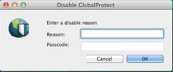 This is sufficient until the next time you use GlobalProtect. 2. The GlobalProtect icon on the system tray changes to a globe with a red X. 3.