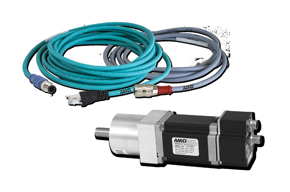 Delivering a Complete Solution AMCI s selection of gearboxes, connectors, and approved cord sets simplify the ordering process and guarantee 100% compatibility.