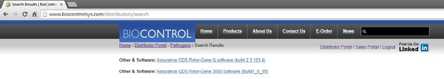 rex files Uninstalling current software The current version of Assurance GDS Rotor-Gene software must be completely uninstalled prior to installing the new updated version.