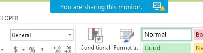Sharing your Screen To Share your Screen, click on the Share Screen icon in the middle of the WebEx program.