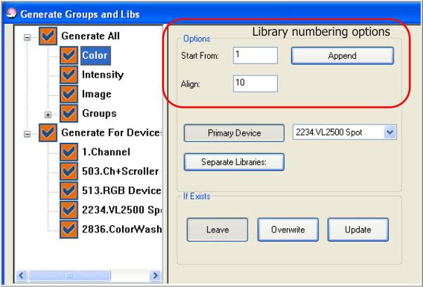 Compulite Chapter 9 Working with libraries Libraries are stored using console key sequences and the Editor toolbar in library mode or using library type soft keys.