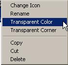 VECTOR DISPLAYS AND MENUS To change an change an object s icon and text tag 1 Right click the icon and, from the shortcut menu, choose Change Icon.
