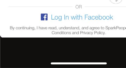 Do not log in using Facebook.