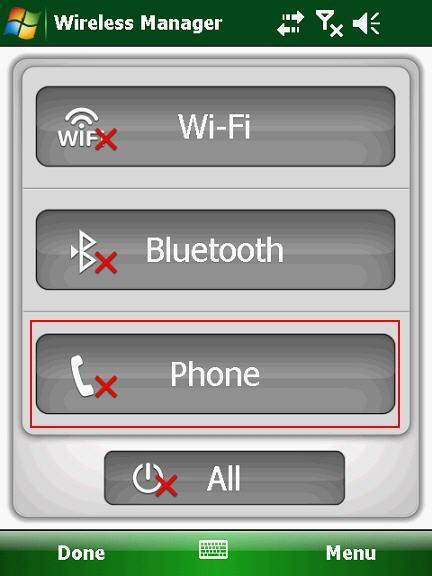 Switching On or Off the Phone When the device is turned on, the phone is switched on by default.