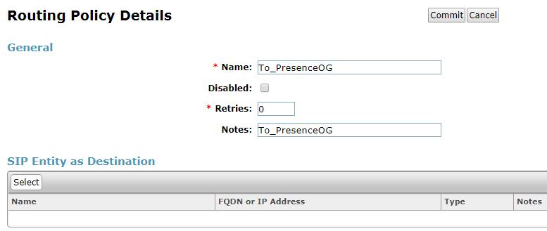Enter a suitable Name for the Routing Policy and click on