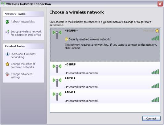 Click on the Wireless Networks tab and make sure there is a check mark in Use Windows to configure my wireless networks at the top.