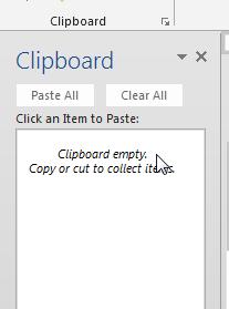 Lesson 11: Cut, Paste, and Copy To Cut: means to remove the text from your document and store on your Clipboard To Copy: means to make a duplicate of it.