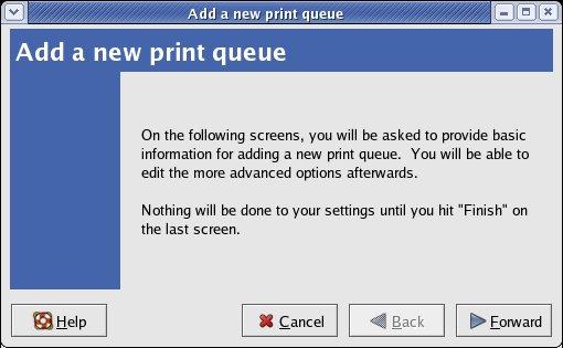 4. Fill in your desired printer name and description (optional) in Queue name window and then