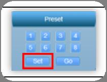 Go center when click Center button Preset positions are