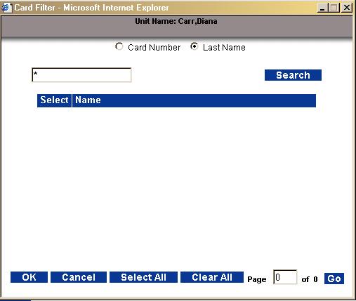 Reconciler Documentation 13 Reconciling multiple cards Although Transaction View can be sorted by cardholder name or card number, you have an option to which card you wish to reconcile. 1. From Transaction View click on the Select Cards button If you have multiple cards to reconcile there is an option to select cards.