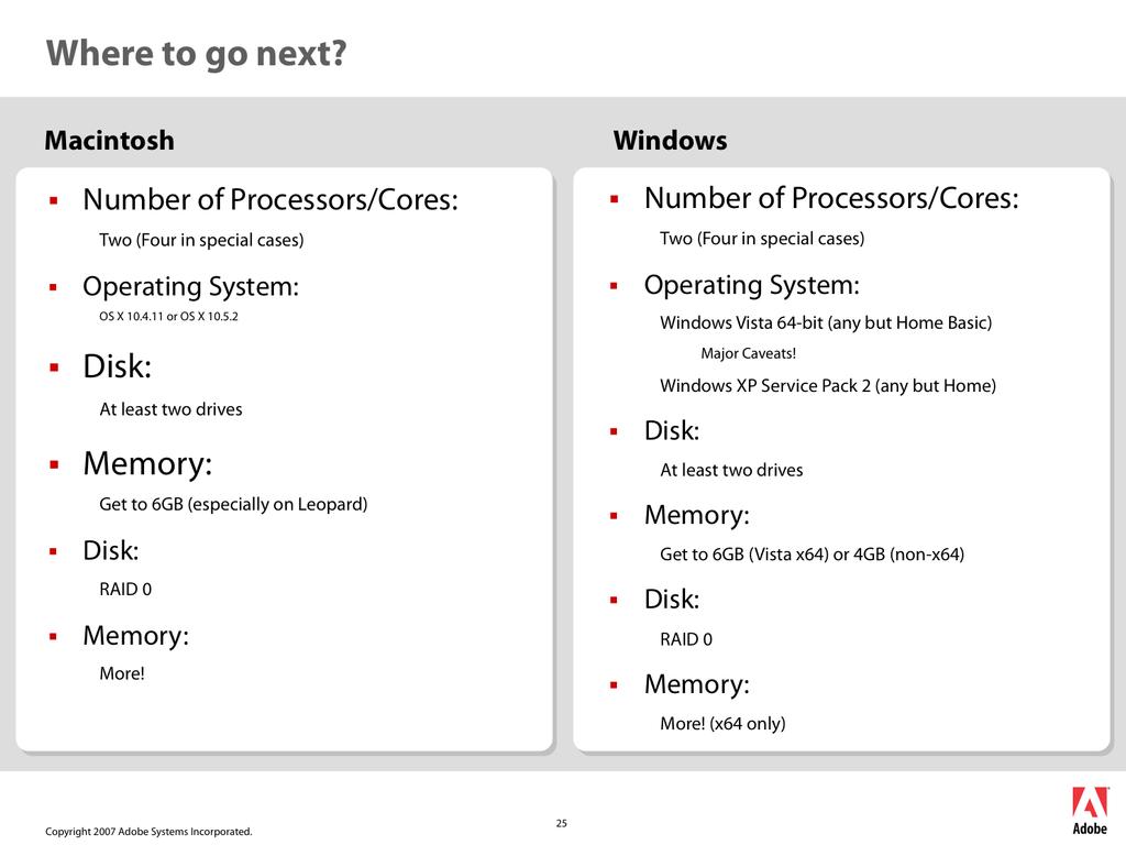 Going over 2 cores in a system has diminishing returns. It won t hurt, but it won t help as much as you might think. This goes back to the speed of processors versus the bandwidth of memory.