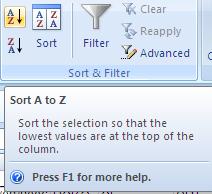 To add more sorting options, select Add Level. When all items to be sorted are select, click OK.