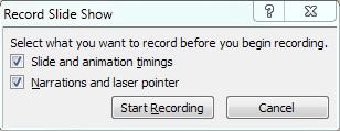 At the end of the presentation, recording will stop.