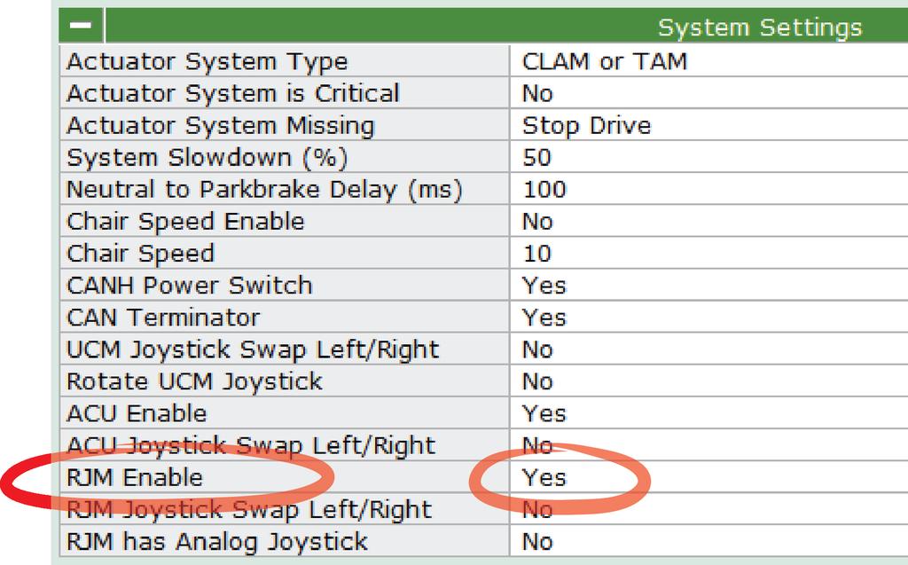 Dynamic Controls recommends that you do not select ACU for the Joystick Source parameter for profiles 1-5.