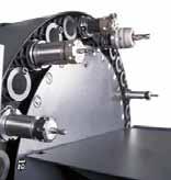 motor power and torque of the spindle motor Improvement by Previous Model DNM II 15 % Max.