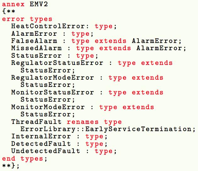 Error Type : Custom Error Library! Create custom error type to a particular domain / application! Completely new hierarchy!
