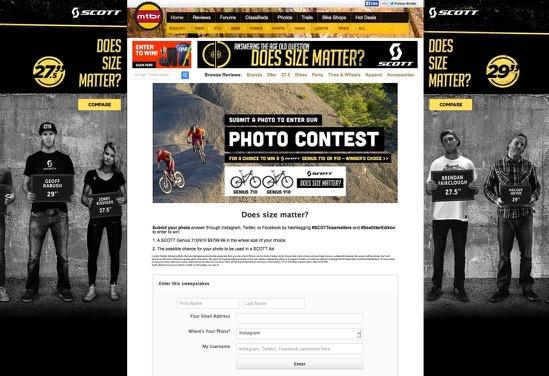 Media Specs 2016 / CONTEST SPECS Contest Page Requirements A) Image: 728x90 banner for your contest page to go to your site, 40k max file size B) Image: Contest header banner 810x400 in.jpg or.