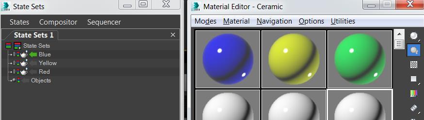 Next drag and copy your material into another slot. Here, make the changes you want and rename it. Do this for all the different materials you want to store.