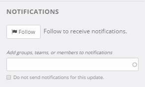 Following If you would like to receive notifications for different discussion threads and posts, you have the option to Follow the