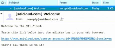 Once the activation code has been provided, it will start the process of creating an account. 3. Where it says Create A Free SAI Cloud Account, select I am new to the SAi Cloud.