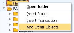 Step 4: Favorites Task Create personal favorites Time 10 Min Short Description Create your own favorites in SAP GUI and add objects to them If you frequently use a transaction, you can use drag&drop