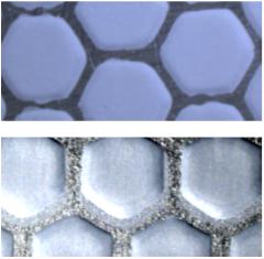 Figure 10 Diffuse Edges of Single Honeycombs The following image shows