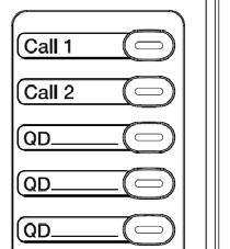Figure 9. SB6702x Quick-Dial Key Location SB6703x Deskset Programmable Feature Keys (PFKs) On the Programmable Feature Keys page you can set the PFKs for a SB6703x Deskset in your Synapse system.