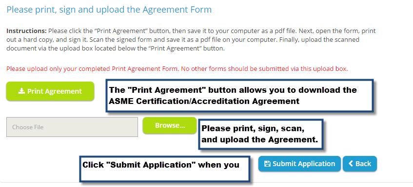 Applying for Certification Step 5: Review and Submit Your application will not