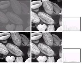 Example (2) before after Histogram equalization The quality is not