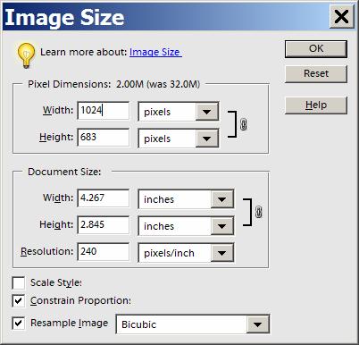 Adobe Elements for Resizing and Saving Step One Open the Elements program and open the desired image.