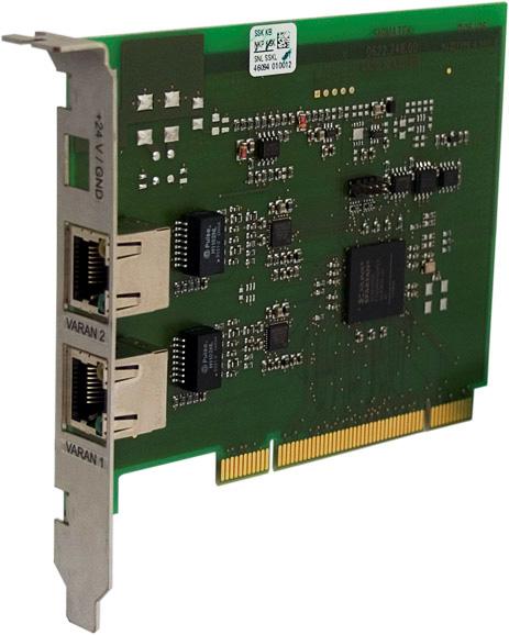 PCI INSERT MODULE PCV 521 VARAN Manager PCI Insert module PCV 521 Versatile Automation Random Access Network The PCI insert module, PCV 521, can be used in any standard PC.