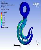 There by apply a same load (958N) and boundary, carried out FE analysis to CAD model, the vonmises stress result is obtained with safe design value.