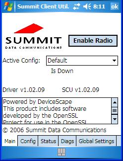APPENDIX A SUMMIT CLIENT UTILITY (SCU) For quick setup instructions for the 802.11b/g Summit radio using the Summit Client Utility, refer to Setting Up A 802.